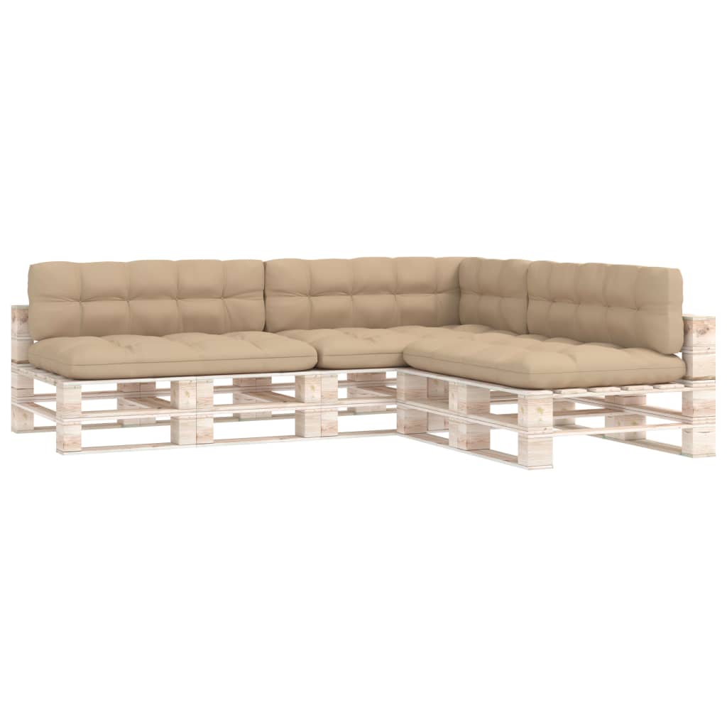 Palettensofa-Auflagen 7 Stk. Beige