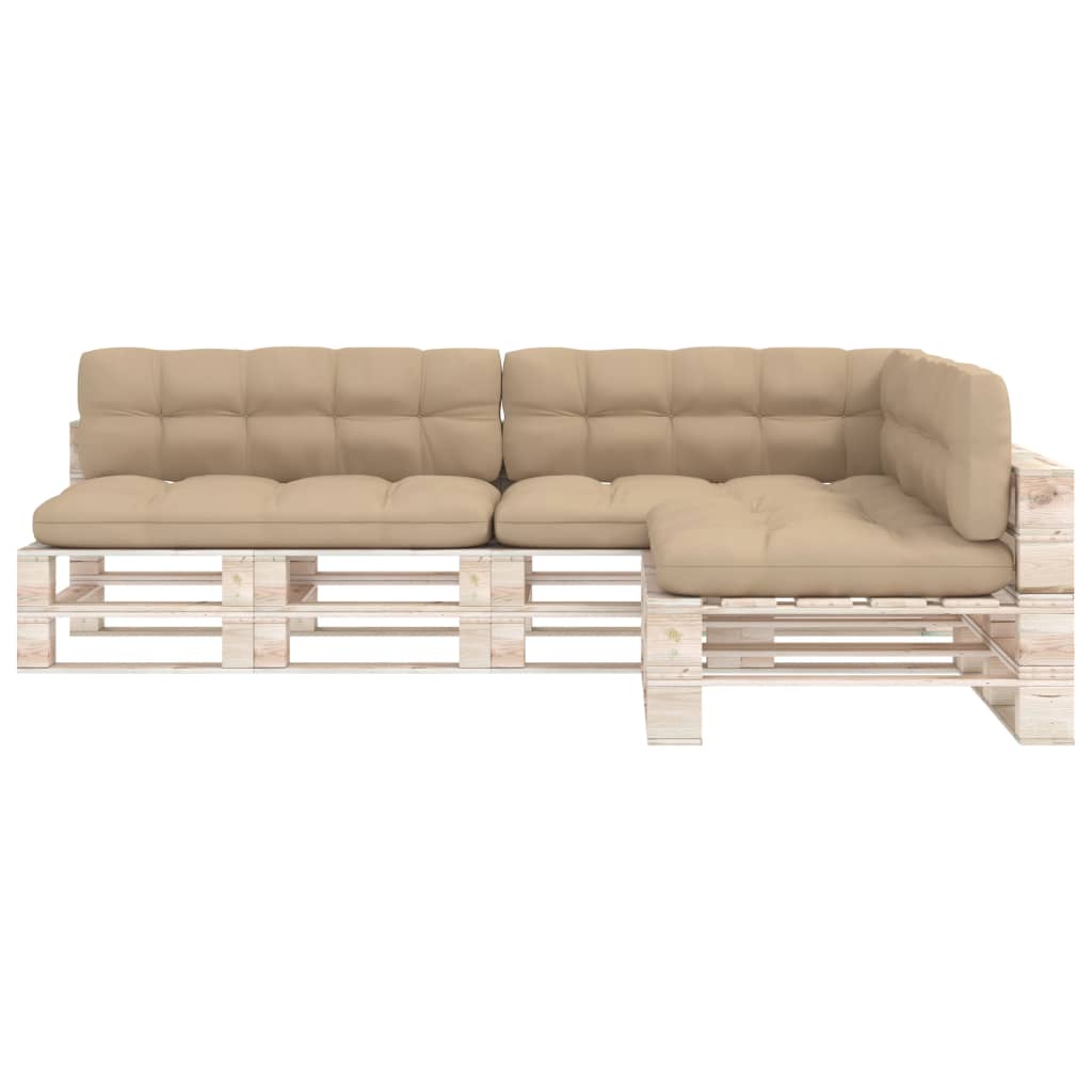 Palettensofa-Auflagen 7 Stk. Beige