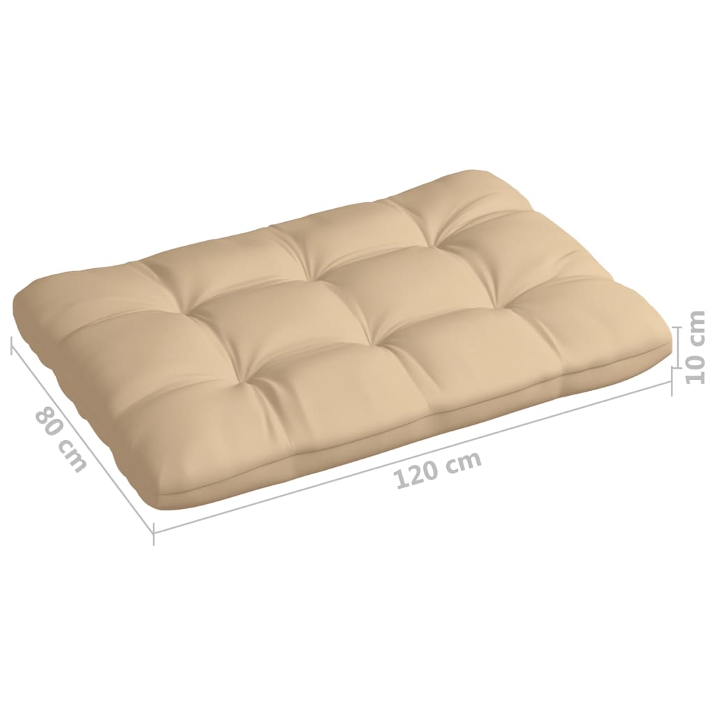 Palettensofa-Auflagen 7 Stk. Beige