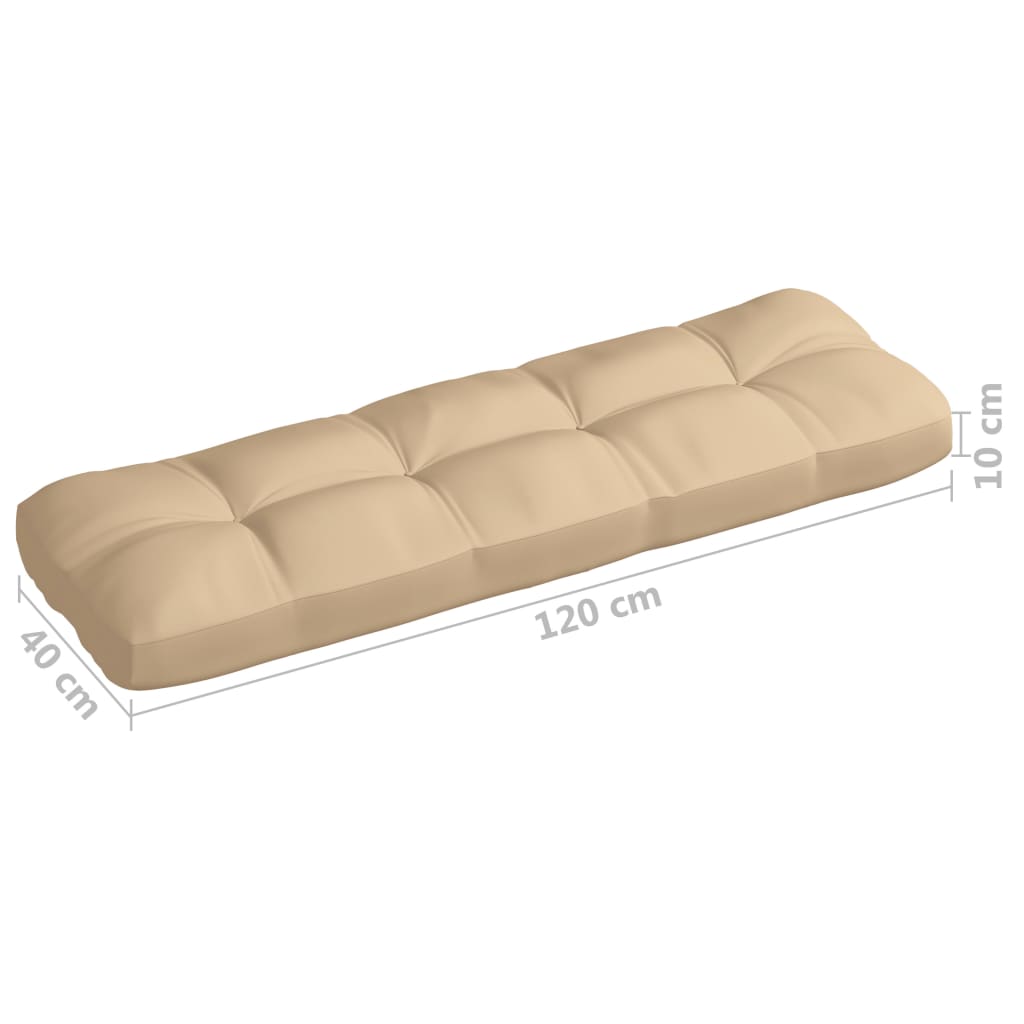 Palettensofa-Auflagen 7 Stk. Beige