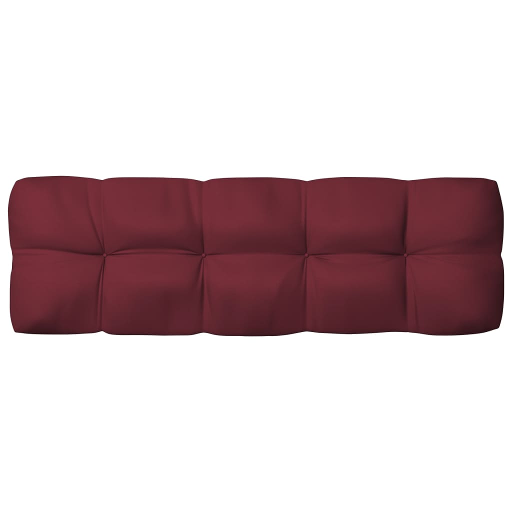 Palettensofa-Auflagen 7 Stk. Weinrot
