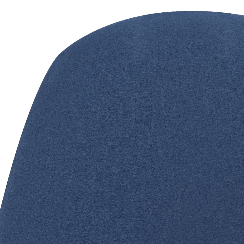 Esszimmerstühle 4 Stk. Blau Stoff