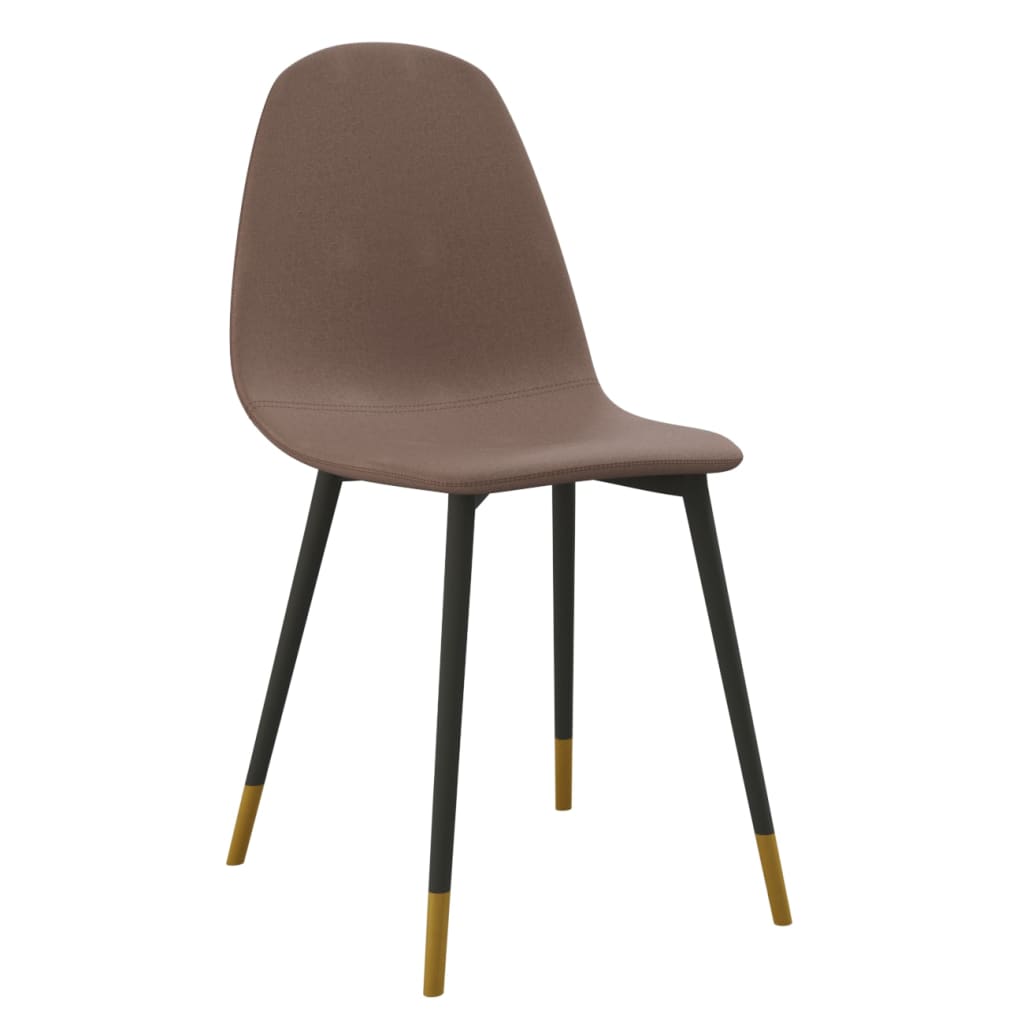 Esszimmerstühle 4 Stk. Taupe Stoff