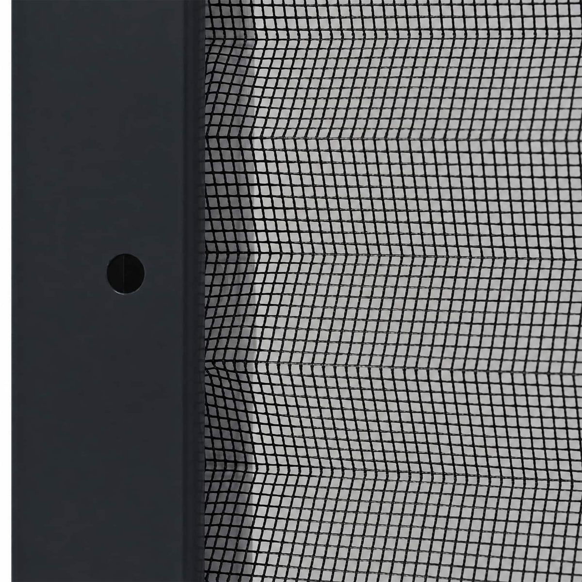 Insektenschutz-Plissee für Fenster Aluminium Anthrazit 60x80cm