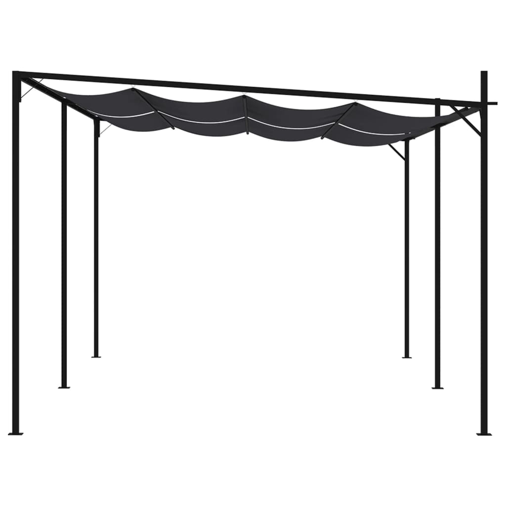 Pavillon mit Ausziehbarem Dach 600x300x233 cm Anthrazit