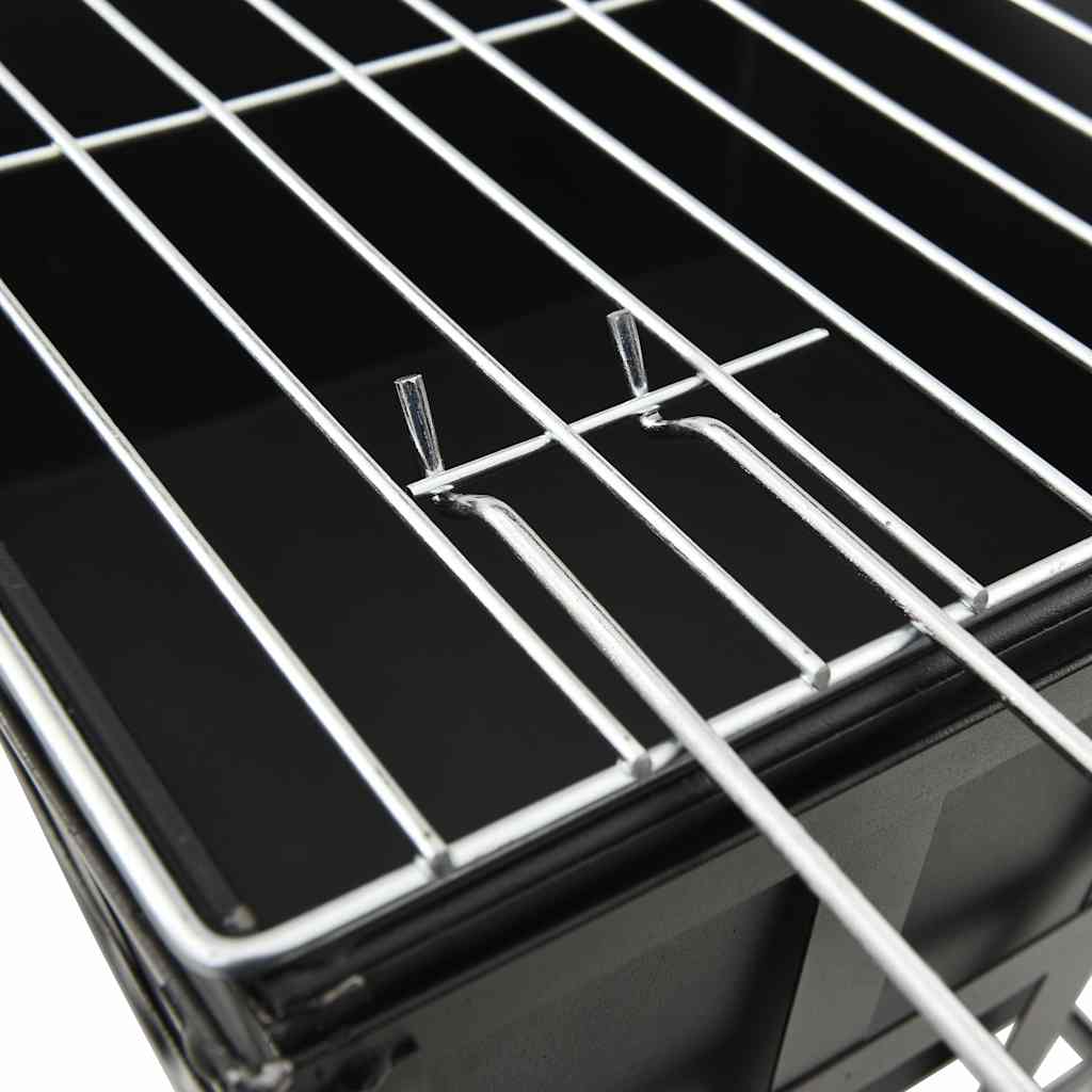 2-in-1 Feuerstelle und Grill 34x34x48 cm Stahl
