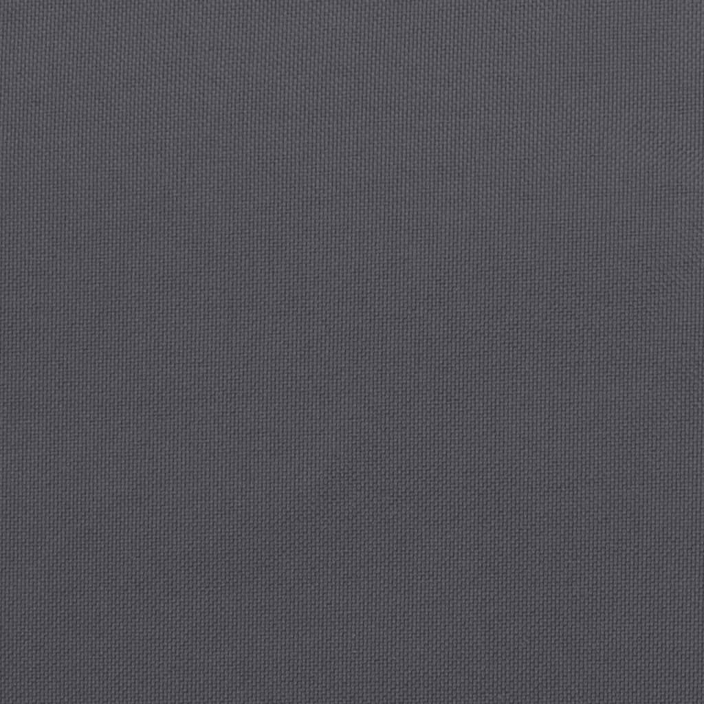 Stuhlkissen 2 Stk. Anthrazit 40x40x7 cm Oxford-Gewebe
