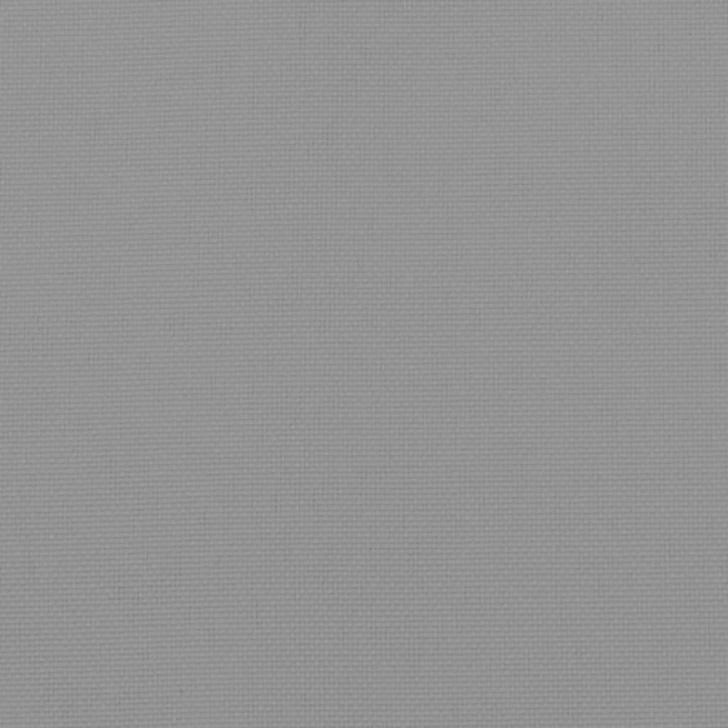 Stuhlkissen 2 Stk. Grau 50x50x7 cm Oxford-Gewebe