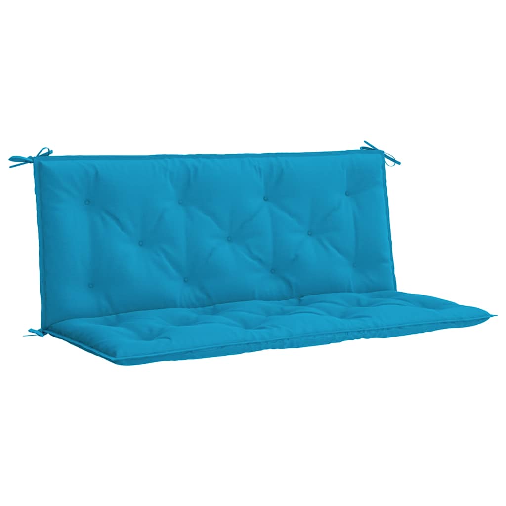 Gartenbank-Auflage Hellblau 120x(50+50)x7 cm Oxford-Gewebe