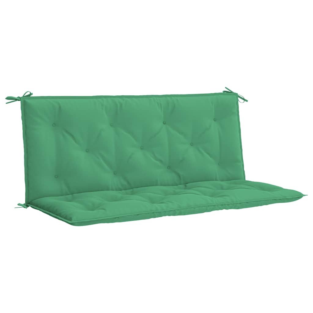 Gartenbank-Auflage Grün 120x(50+50)x7 cm Oxford-Gewebe