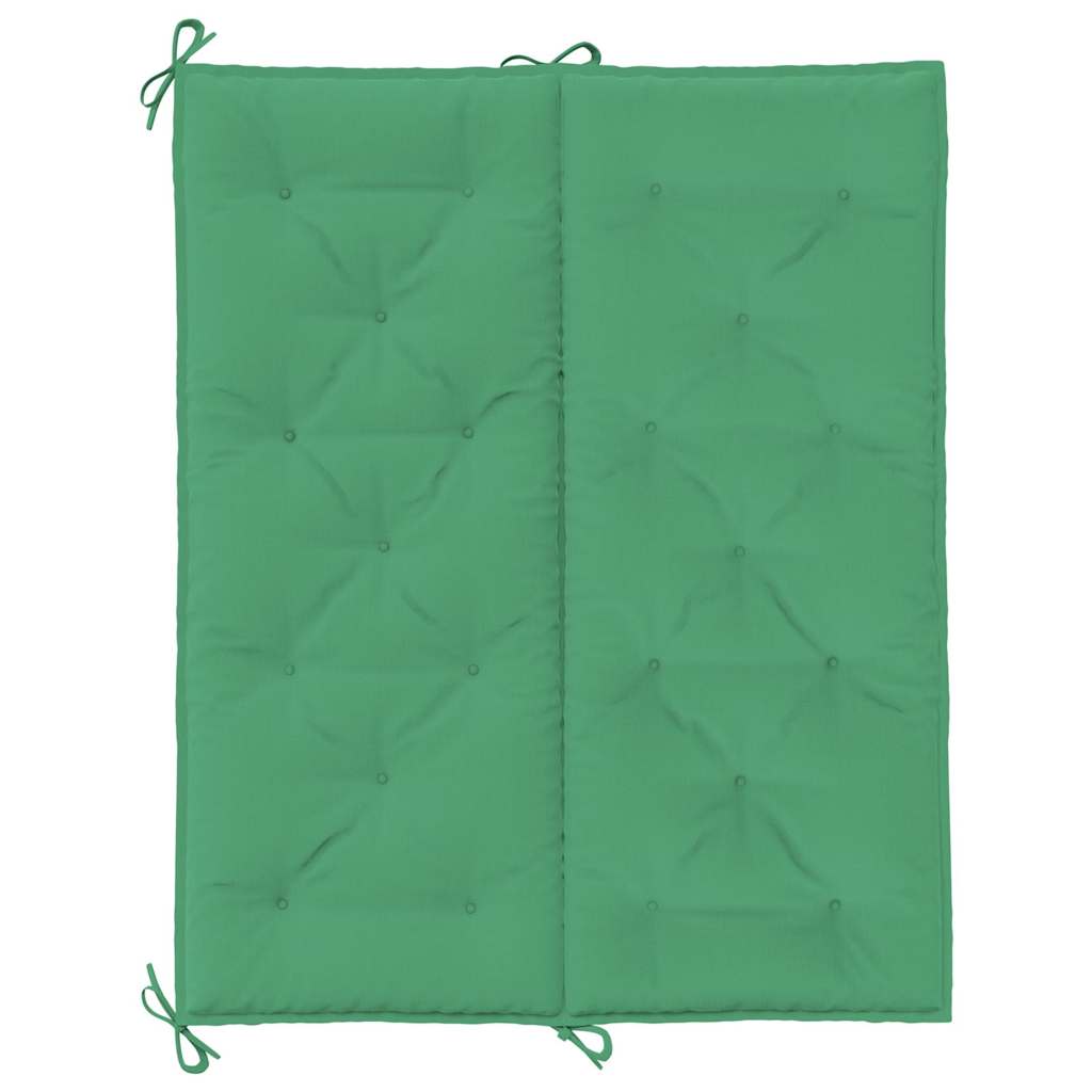 Gartenbank-Auflage Grün 120x(50+50)x7 cm Oxford-Gewebe