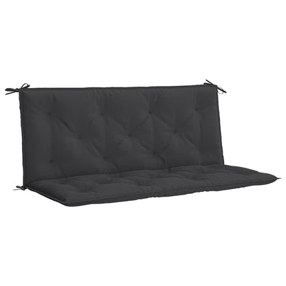 Gartenbank-Auflage Schwarz 120x(50+50)x7 cm Oxford-Gewebe