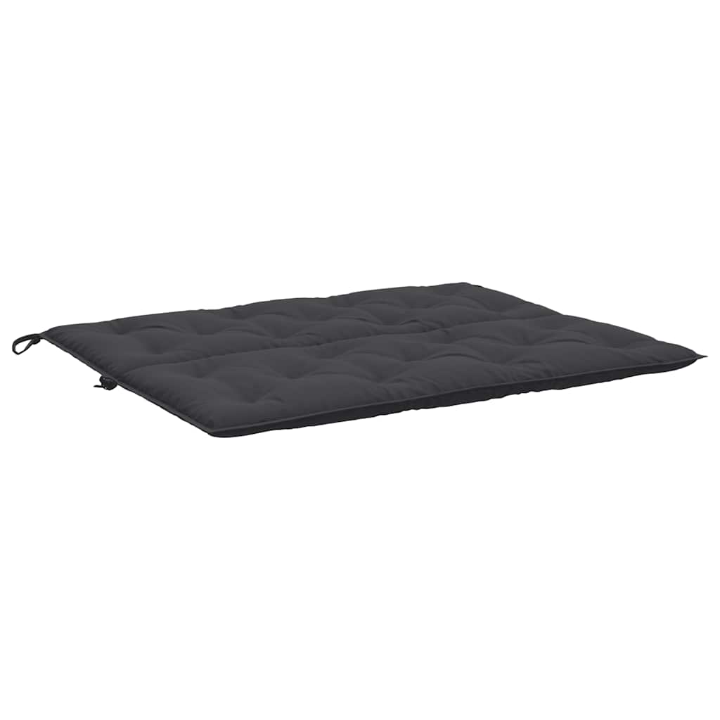 Gartenbank-Auflage Schwarz 120x(50+50)x7 cm Oxford-Gewebe