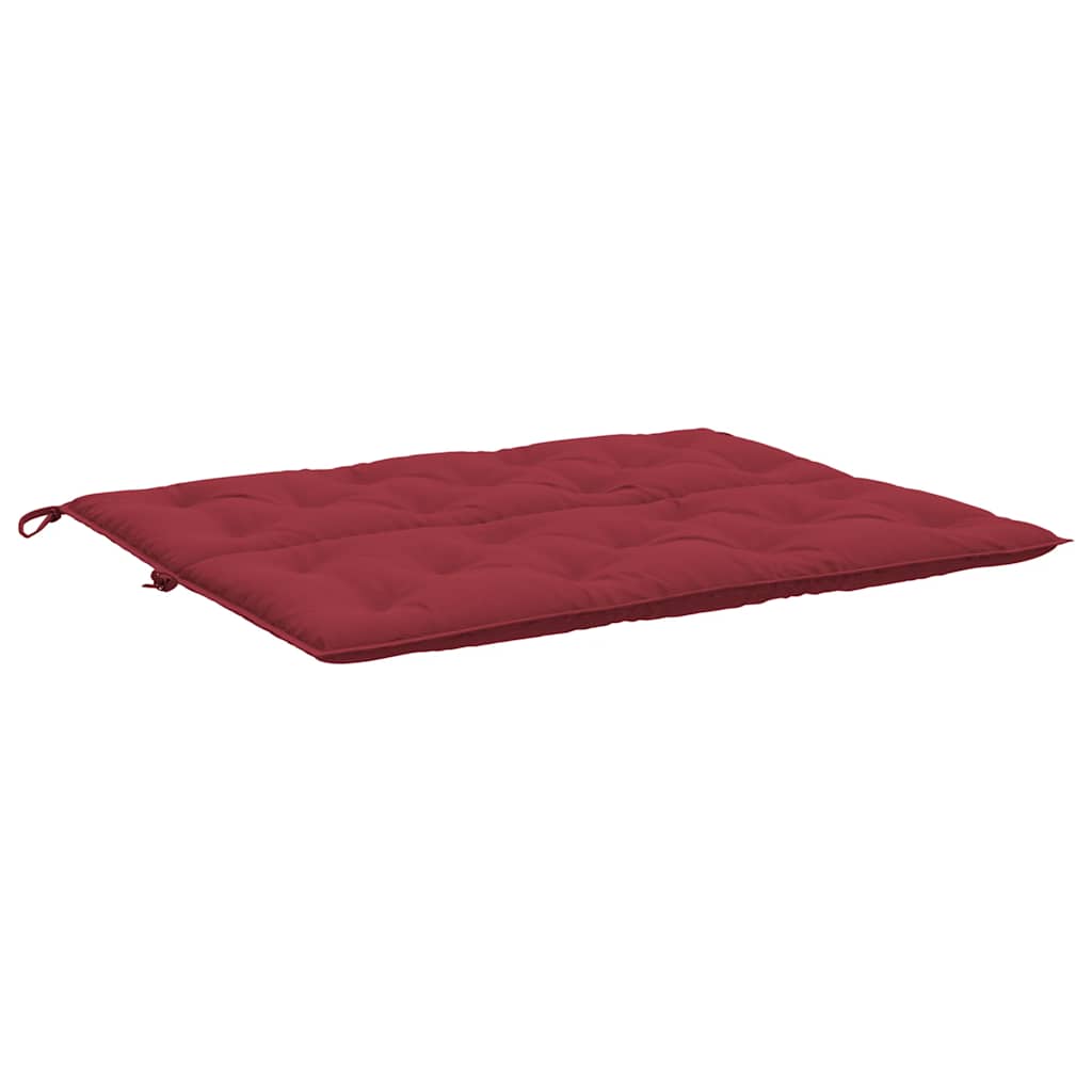 Gartenbank-Auflage Weinrot 120x(50+50)x7 cm Oxford-Gewebe