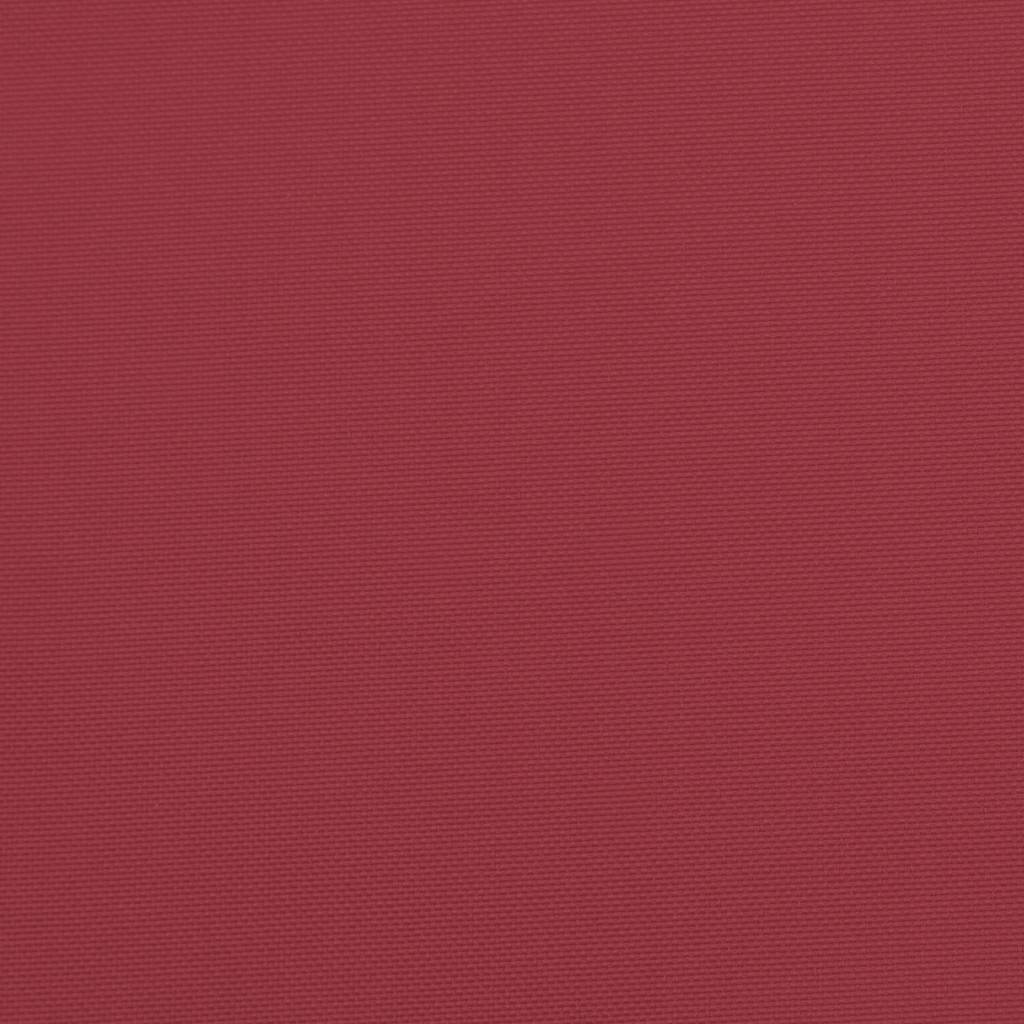 Gartenbank-Auflage Weinrot 120x(50+50)x7 cm Oxford-Gewebe