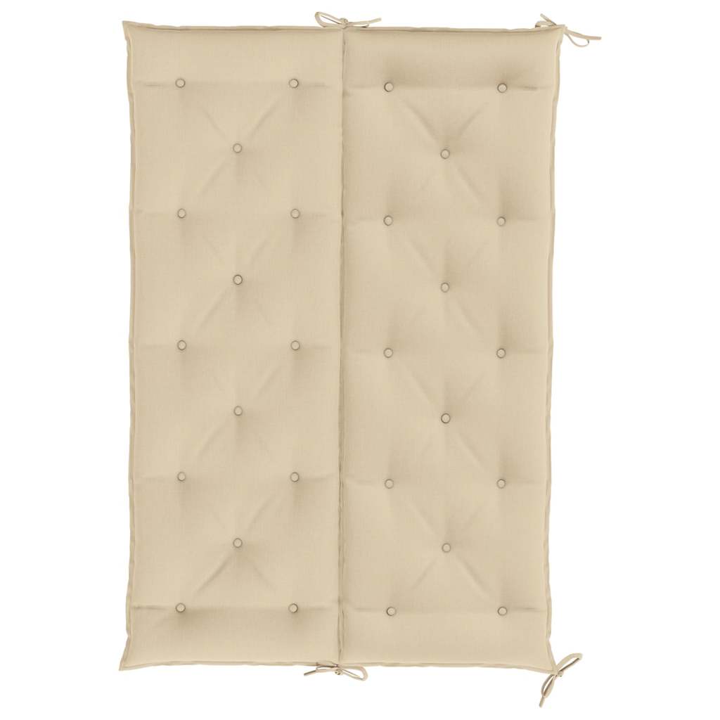 Gartenbank-Auflage Beige 150x(50+50)x7 cm Oxford-Gewebe