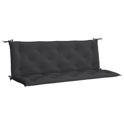 Gartenbank-Auflage Schwarz 150x(50+50)x7 cm Oxford-Gewebe