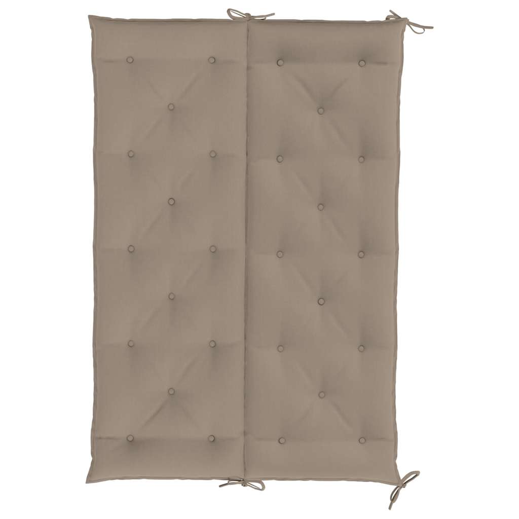 Gartenbank-Auflage Taupe 150x(50+50)x7 cm Oxford-Gewebe
