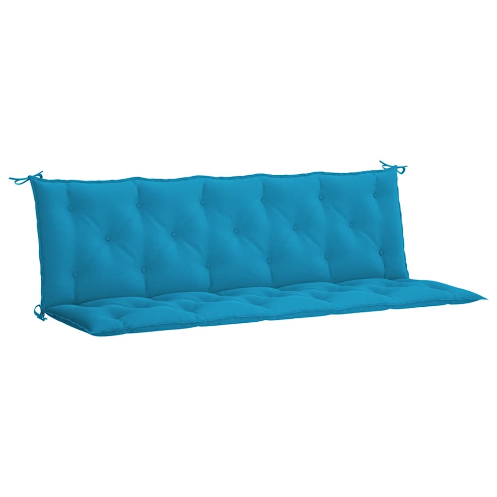 Gartenbank-Auflage Hellblau 180x(50+50)x7 cm Oxford-Gewebe