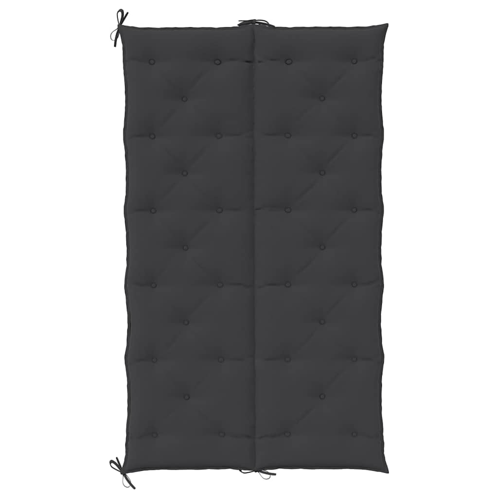 Gartenbank-Auflage Schwarz 180x(50+50)x7 cm Oxford-Gewebe