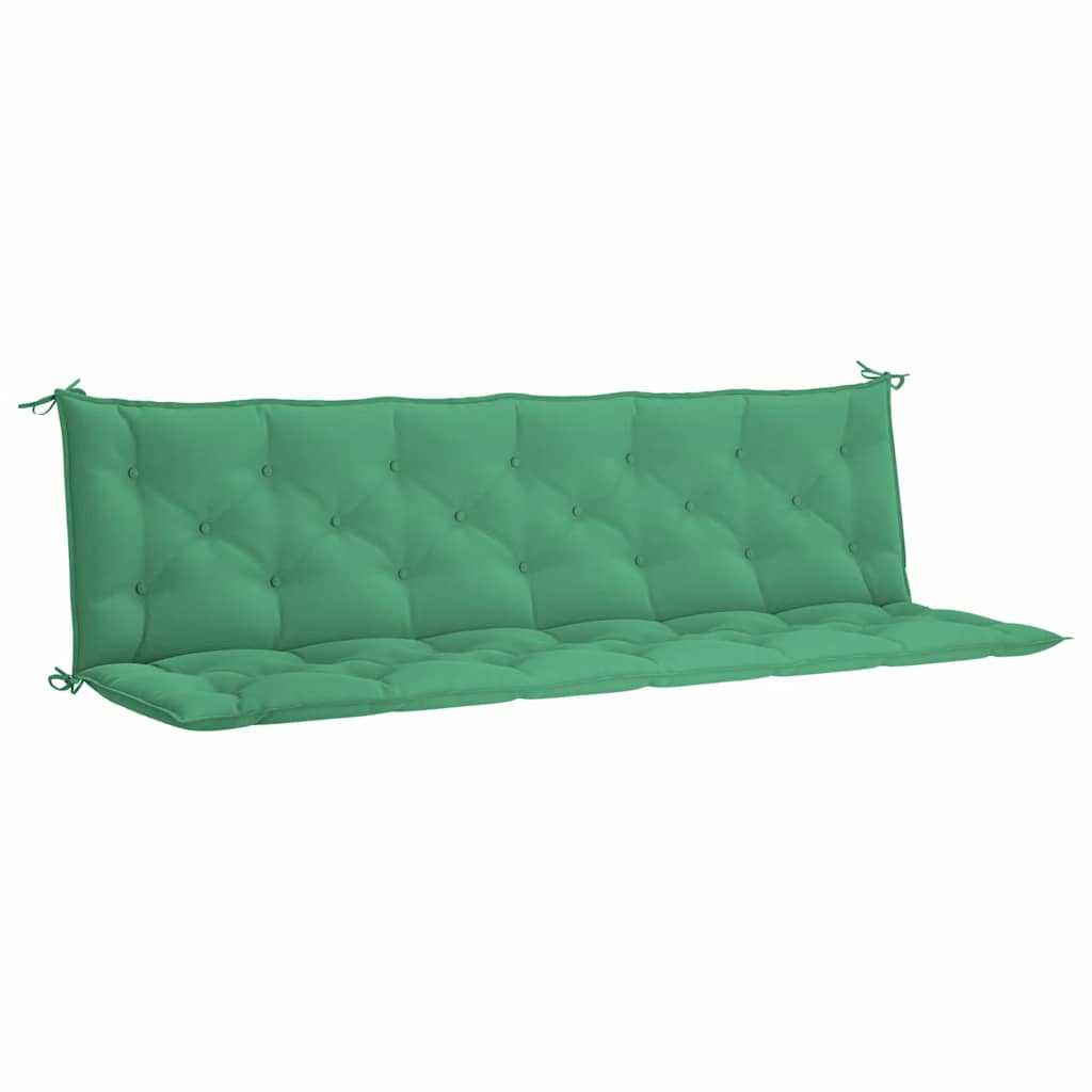 Gartenbank-Auflage Grün 200x(50+50)x7 cm Oxford-Gewebe