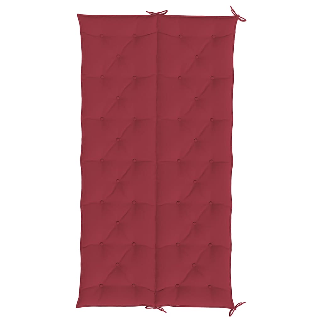 Gartenbank-Auflage Weinrot 200x(50+50)x7 cm Oxford-Gewebe