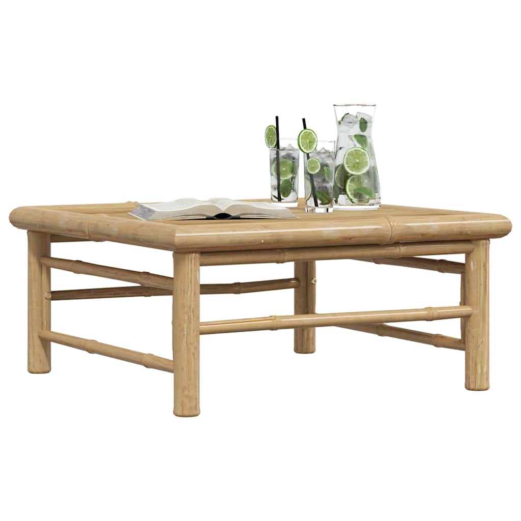 Gartentisch 65x65x30 cm Bambus