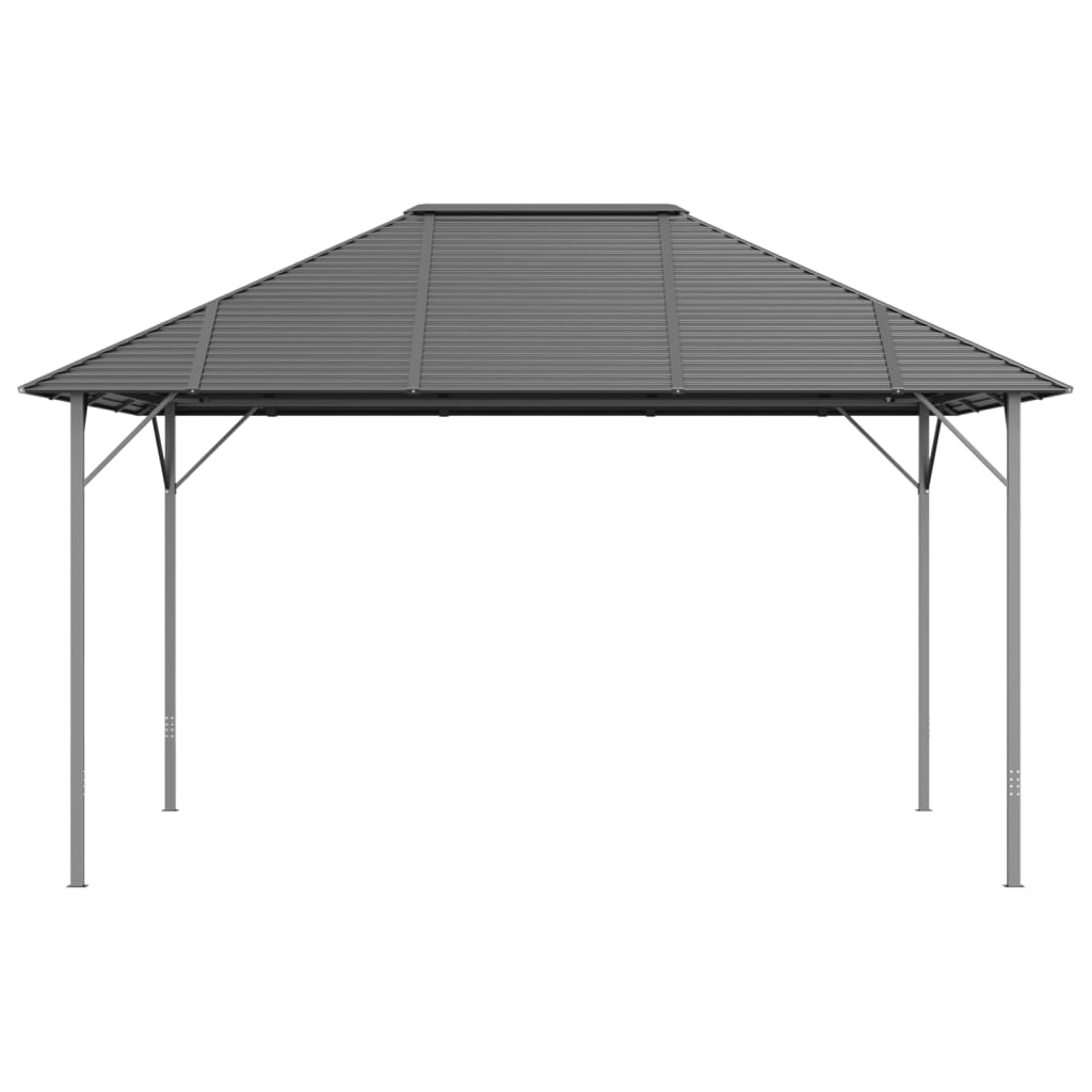 Pavillon mit Dach 4x3 m Anthrazit