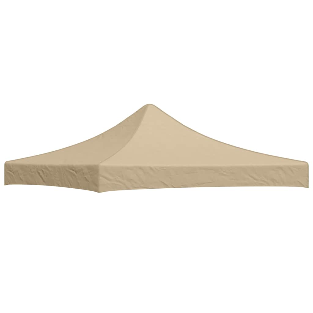 Partyzelt-Dach 3x3 m Beige 270 g/m²