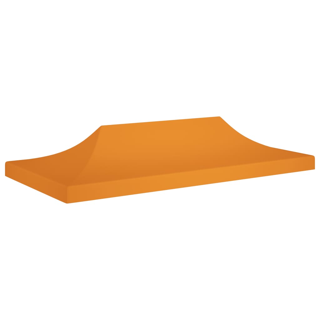Toit de tente de réception 6x3 m orange 270 g/m²