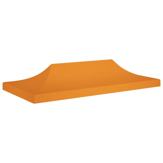 Toit de tente de réception 6x3 m orange 270 g/m²