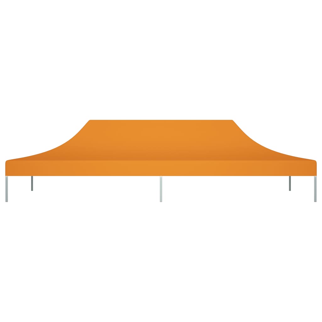 Toit de tente de réception 6x3 m orange 270 g/m²