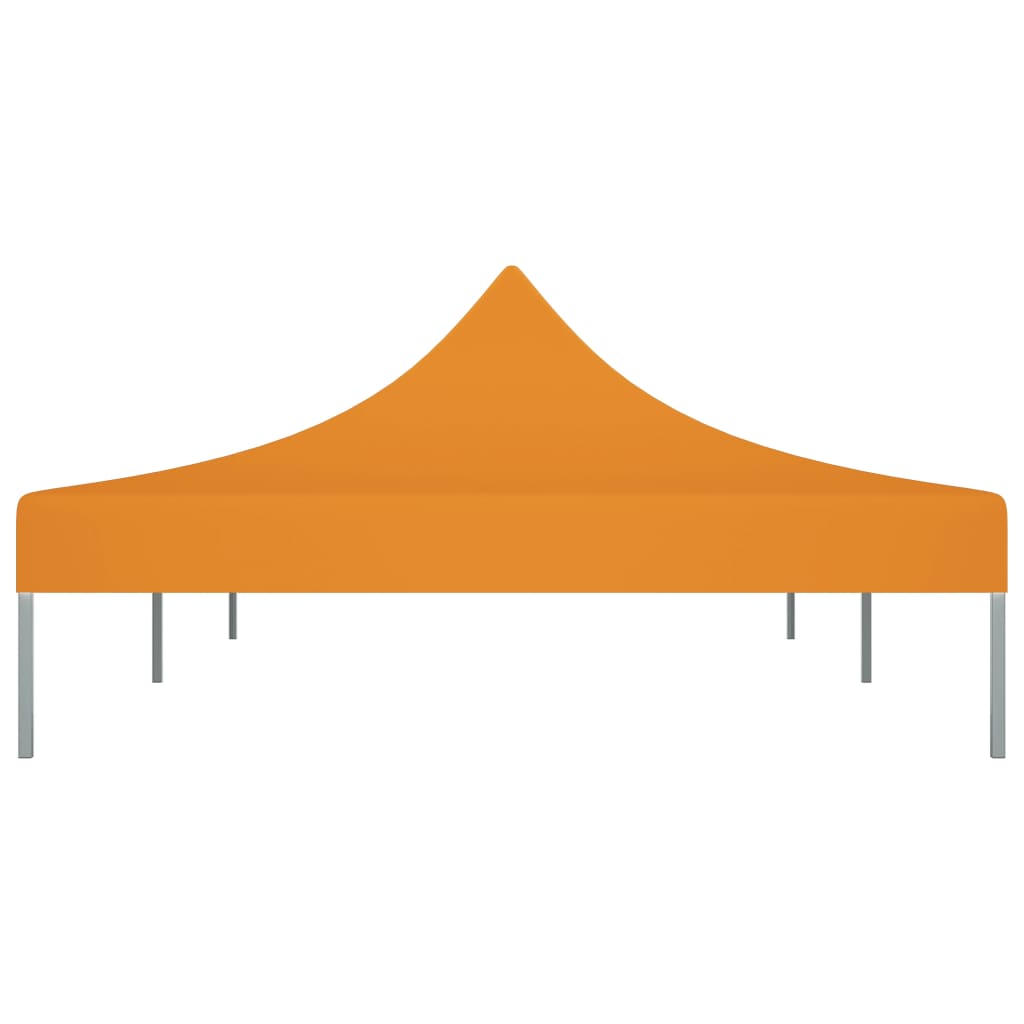 Toit de tente de réception 6x3 m orange 270 g/m²