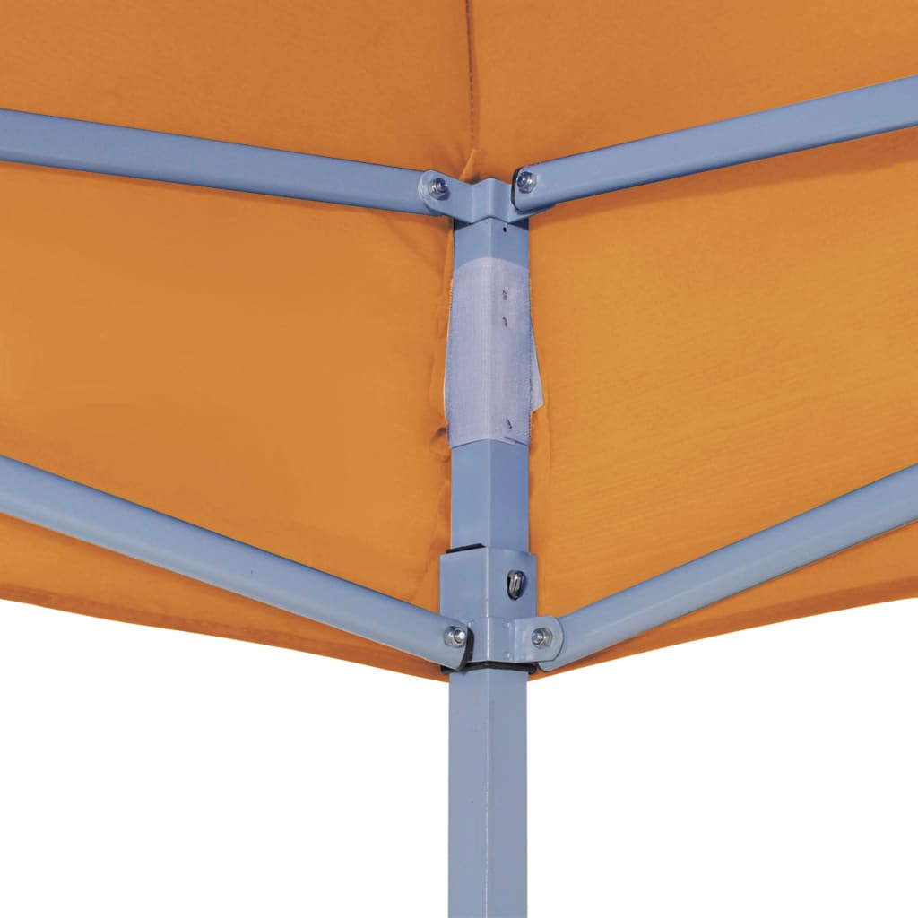 Toit de tente de réception 6x3 m orange 270 g/m²