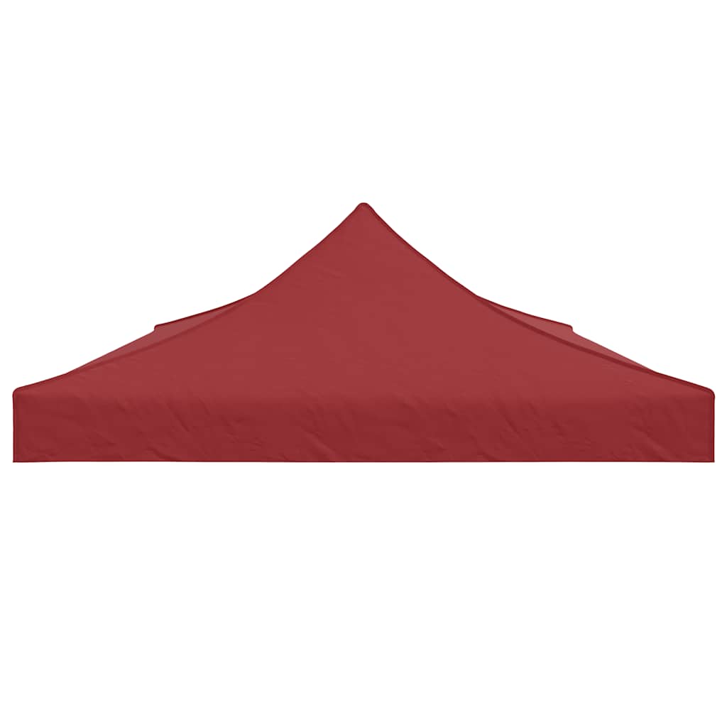 Partyzelt-Dach 6x3 m Burgunderrot 270 g/m²