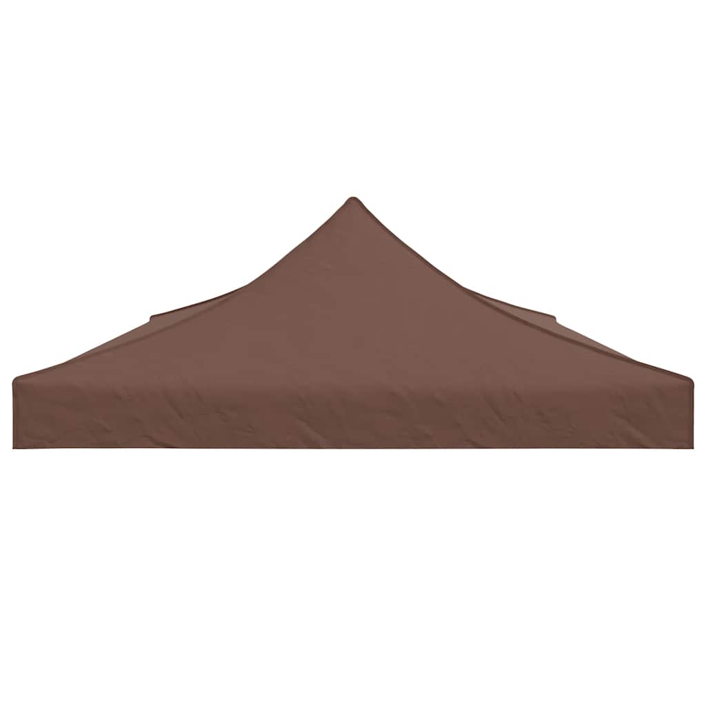Partyzelt-Dach 6x3 m Braun 270 g/m²