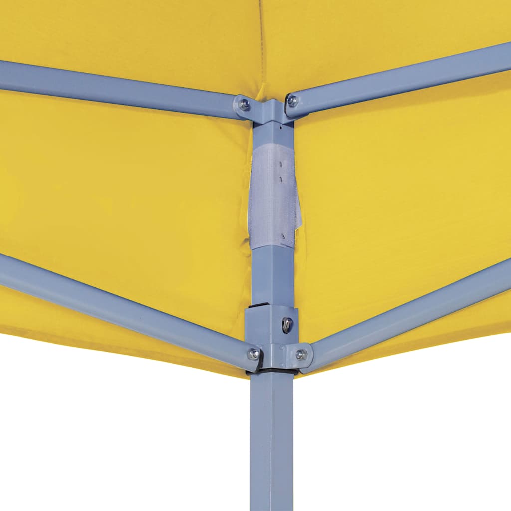 Partyzelt-Dach 6x3 m Gelb 270 g/m²