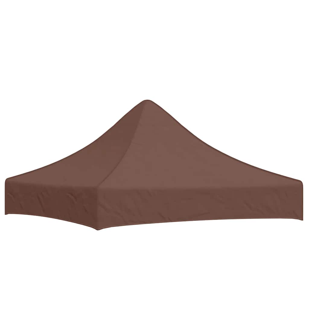 Partyzelt-Dach 2x2 m Braun 270 g/m²