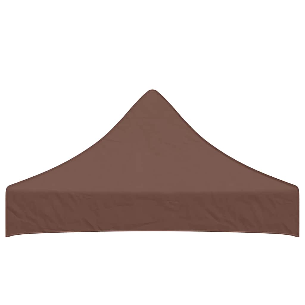Partyzelt-Dach 2x2 m Braun 270 g/m²