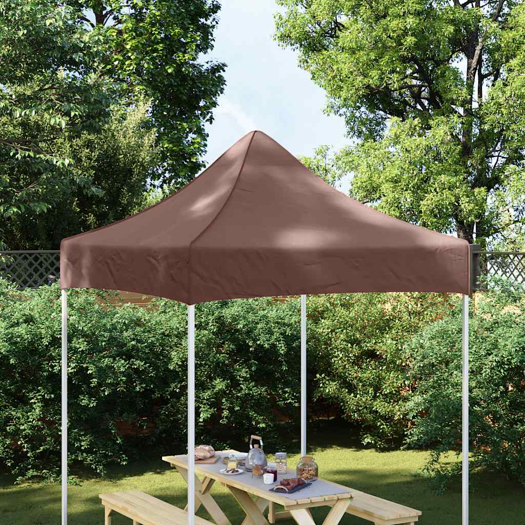 Partyzelt-Dach 2x2 m Braun 270 g/m²