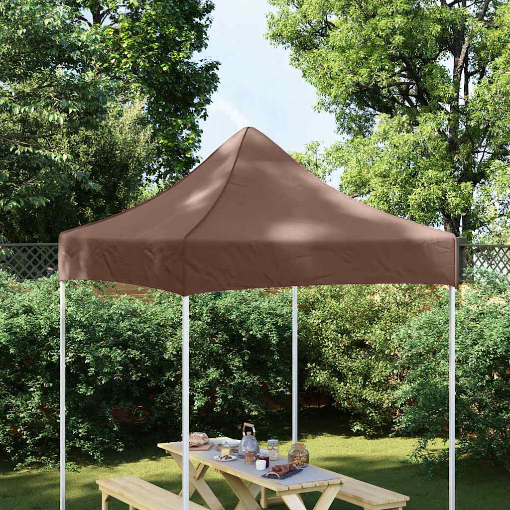 Partyzelt-Dach 2x2 m Braun 270 g/m²