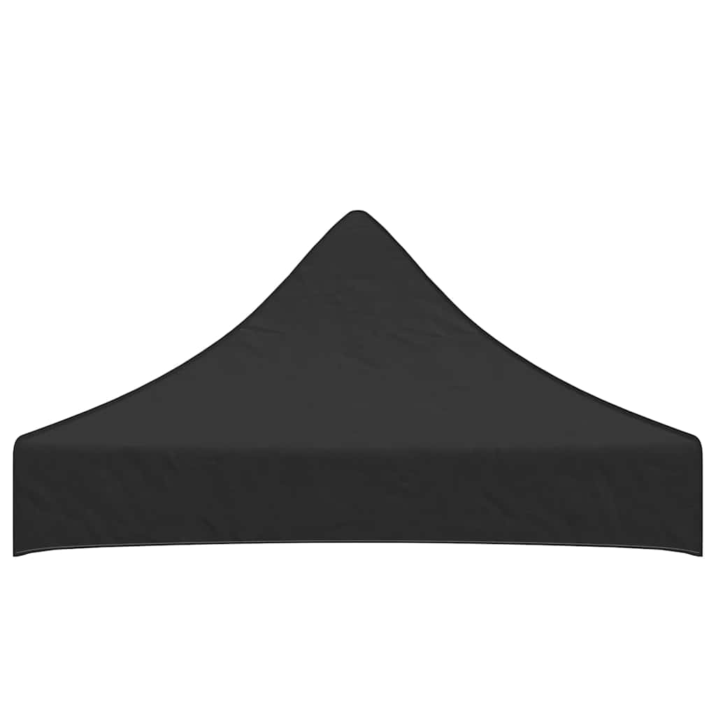 Partyzelt-Dach 2x2 m Schwarz 270 g/m²