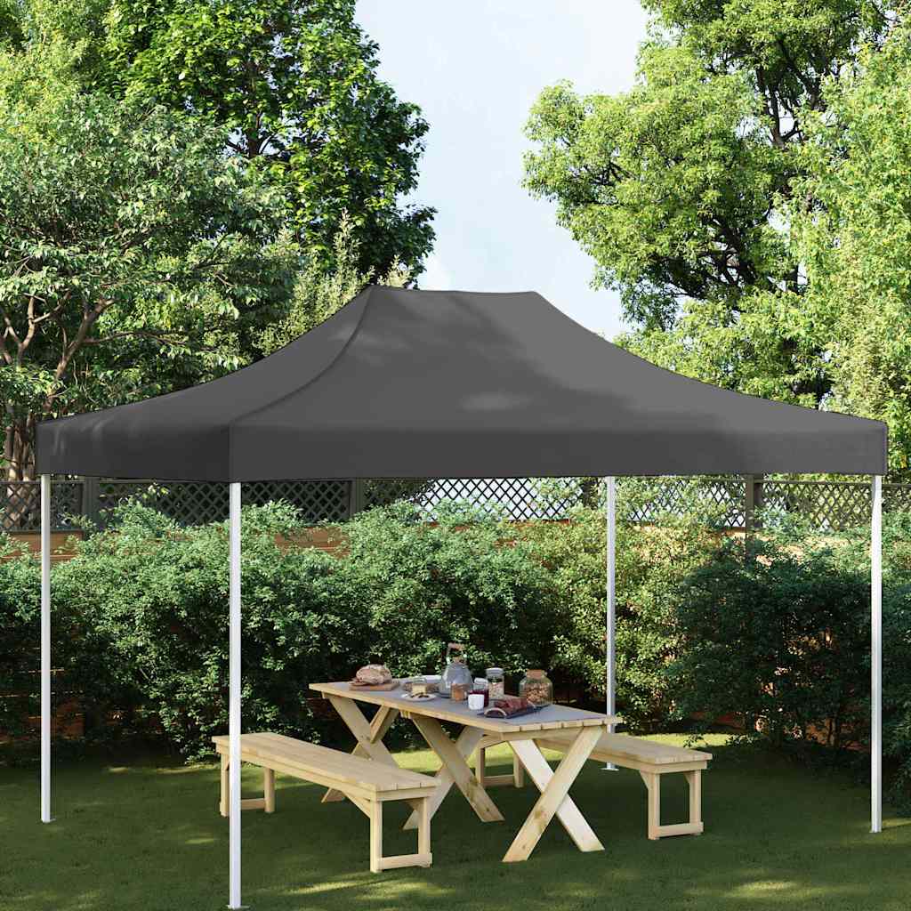 Partyzelt-Dach 4x3 m Anthrazit 270 g/m²