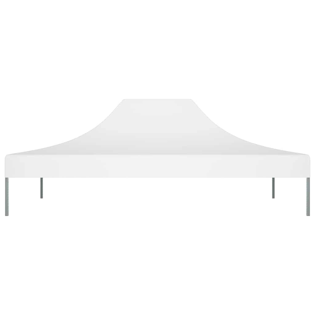 Partyzelt-Dach 4x3 m Weiß 270 g/m²