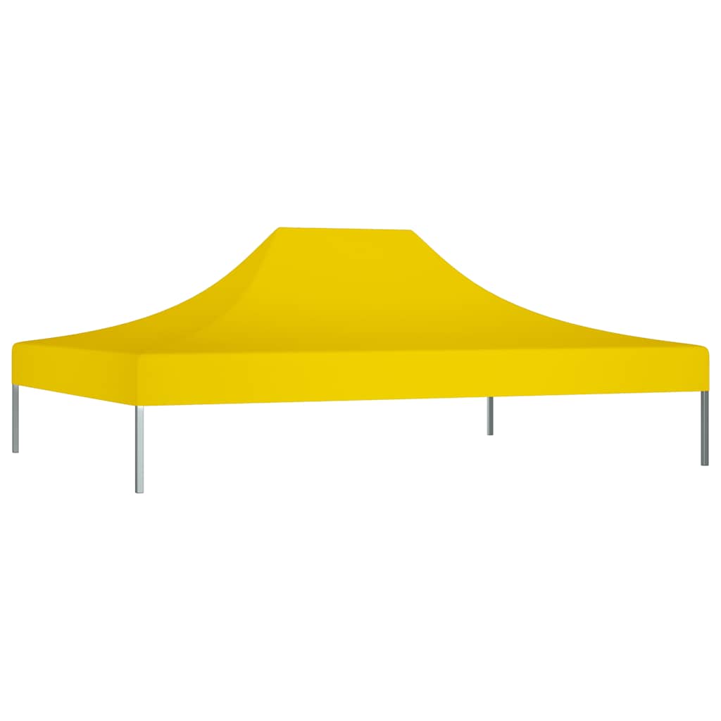 Partyzelt-Dach 4x3 m Gelb 270 g/m²