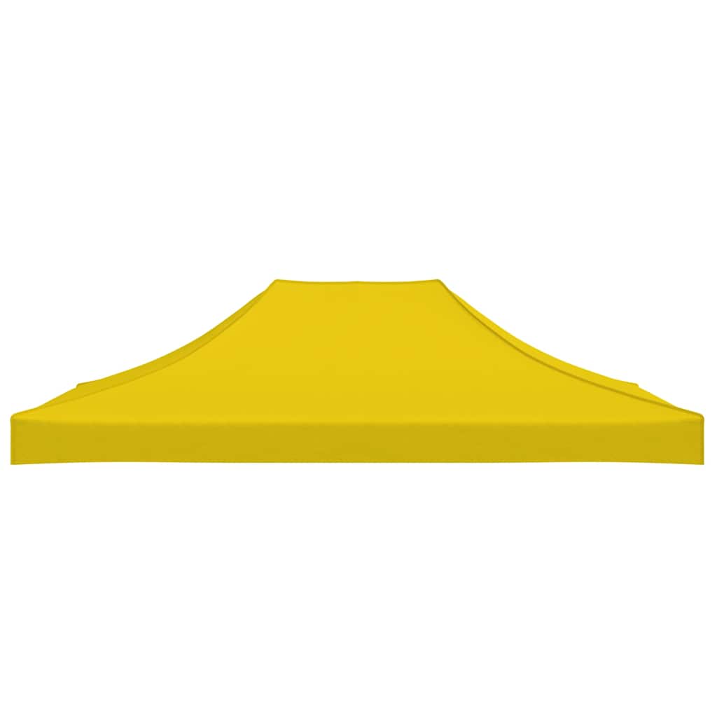Partyzelt-Dach 4x3 m Gelb 270 g/m²