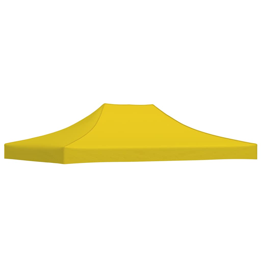 Partyzelt-Dach 4x3 m Gelb 270 g/m²