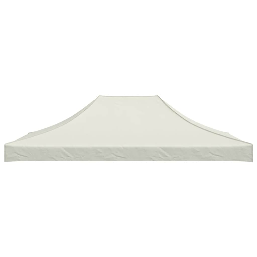 Partyzelt-Dach 4,5x3 m Creme 270 g/m²