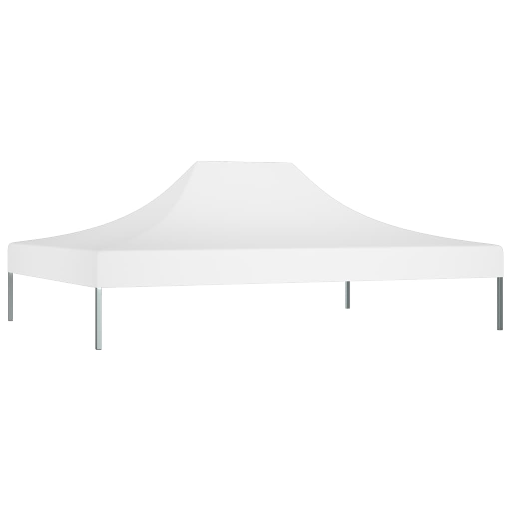 Toit de tente de réception 4,5x3 m blanc 270 g/m²