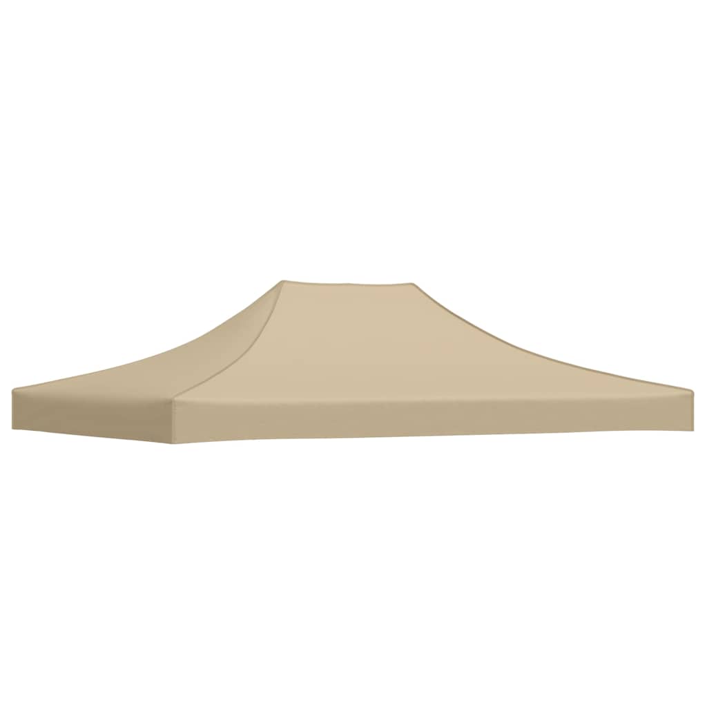 Partyzelt-Dach 4,5x3 m Beige 270 g/m²